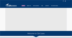 Desktop Screenshot of csacases.com