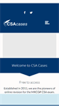 Mobile Screenshot of csacases.com